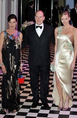 Prinzessin Caroline von Hanover, Prinz Albert II von Monaco und Charlene Wittstock