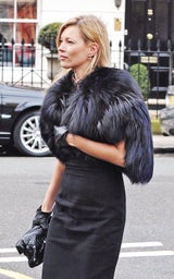 My Fur Lady: Kate Moss trägt Pelz