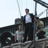 Stunt-Proben am Dach der Oper