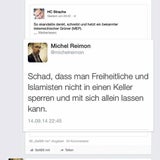 Reimon: "FPÖ und ISIS in den Keller"