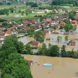 Hochwasser auch in Bosnien