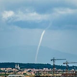 Wasserhose in Kroatien