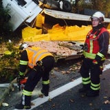 Unfall: Putenfleisch blockiert A1