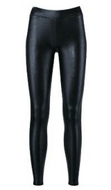 Leder-Leggings im Büro