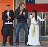 Prinz Harry tanzt in Chile Gangnam Style