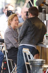 Uma Thurman am Set von "Adam Jones"