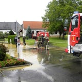 Gewitter überflutete mehrere Orte