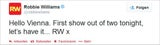 Robbie Williams Twitter