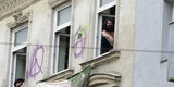 Räumung: Straßenschlacht um Punker-Haus