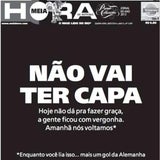 Brasilianische Zeitung ohne Titelseite