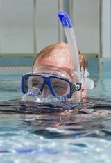 Prinz William macht unter Wasser eine gute Figur