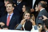 Kronprinzessin Letizia & Felipe bei Fußballmatch