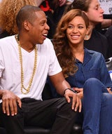 Beyoncé & Jay Z bei Basketball-Spiel