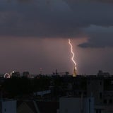 1000 Blitze über Wien