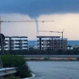 Spektakuläre Wasserhosen