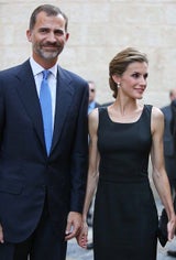 Königin Letizia strahlt neben Ehemann Felipe
