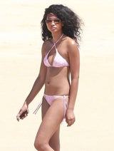 Model Chanel Iman macht Urlaub