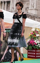 Model-Elite am Catwalk