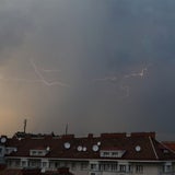 Blitz und Donner über Wien