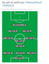 Fiese Laser-Attacke gegen Goalie Neuer