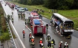 Busunfall nahe Berlin
