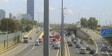 Schwerer Unfall auf Donauufer-Autobahn