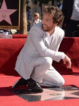 Matthew McConaughey am Walk Of Fame geehrt
