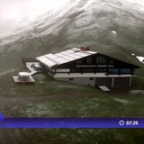 Schneefall mitten im Sommer