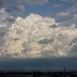 Hagelgewitter türmen sich auf