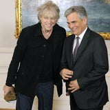 Bob Geldof bei Bundeskanzler Faymann