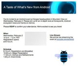 Google lädt zu Android 3.0 Honeycomb-Event