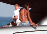 Bikini-Schönheit: Naomi Campbell, Sonne und Yacht