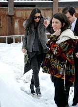 Hoppala! Demi Moore, die Stilettos und der Schnee