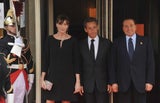 Berlusconi Obama Sarkozy Bruni G8 Deauville
