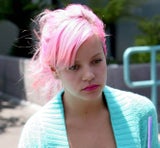 Pinke Haare der Stars