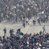 Zusamenstöße am Tahrir-Platz