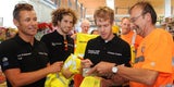 Vettel und Wurz "überfielen" Autofahrer