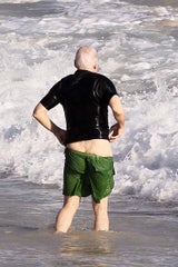 Steve Martin hat Spaß am Strand