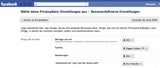Facebook Datenschutz