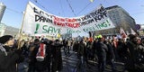 Großdemonstration gegen Sparpaket