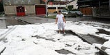 Hagel in Enns