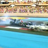 Horror-Crash zwischen Schumi und Liuzzi