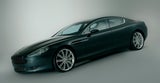 Familien-Renner. Der viertürige Aston Martin Rapide soll dem Porsche Panamera Konkurrenz machen. Gebaut wird er von MAGNA in Graz. Bild: Hersteller