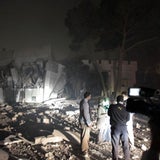 Gaddafi- Palast zerbombt