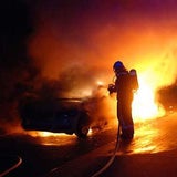 BMW fängt Feuer auf A2