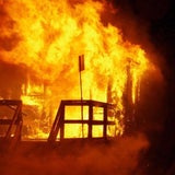 Faschingswagen ging in Flammen auf