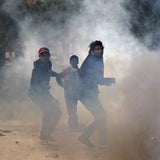 Chaos in den Straßen von Tunis