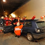 Katastrophen-Übung im Tauerntunnel