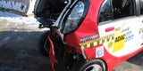 Mitsubishi i-MiEV im ersten Crashtest