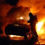 BMW fängt Feuer auf A2